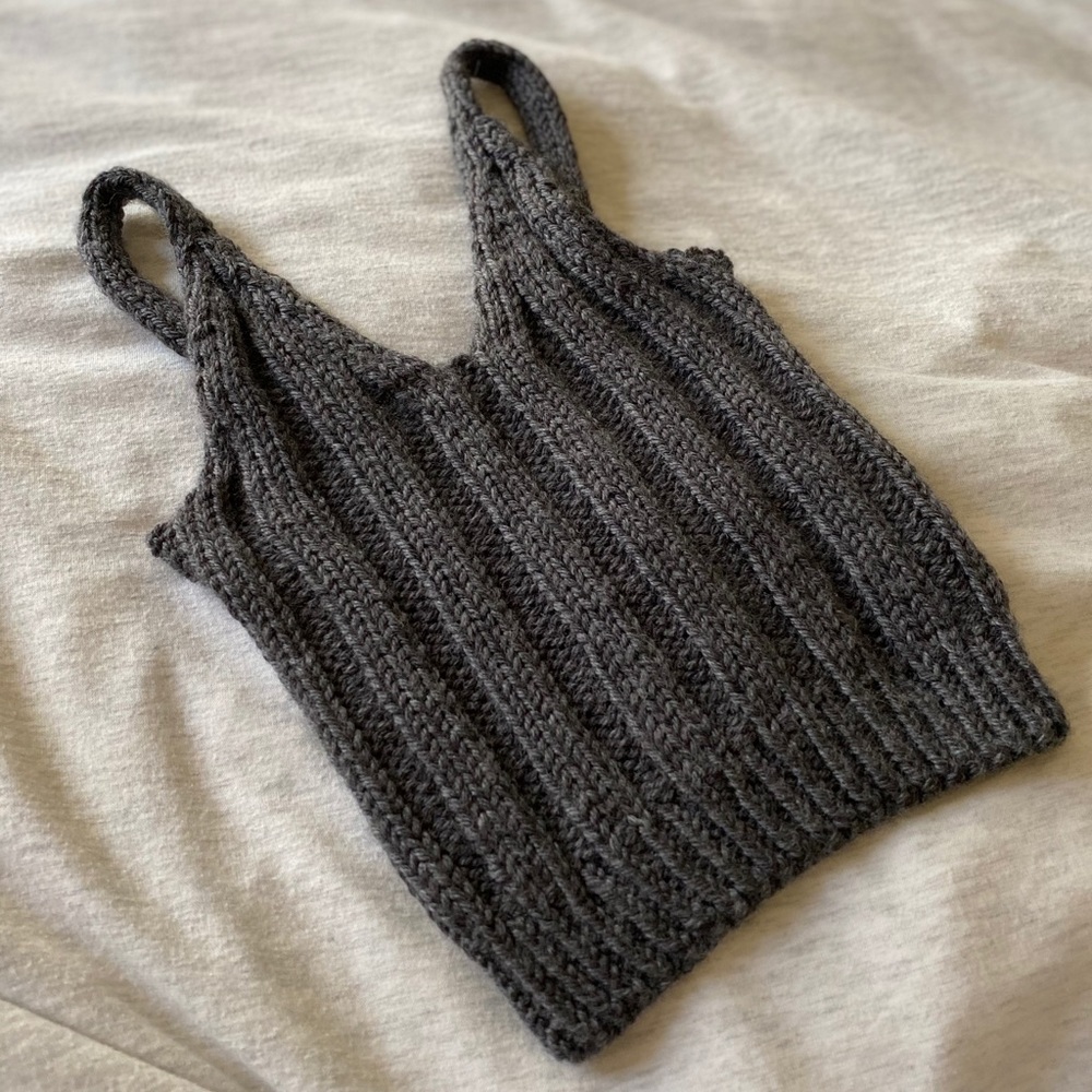 hand knit bralette